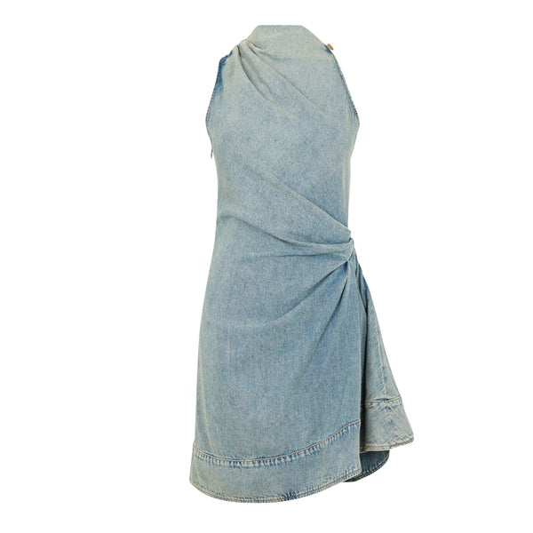 Alexander Mcqueen Alexander Mcqueen Alex Denim Mini Dress