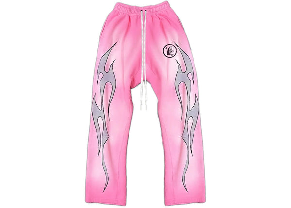 Hellstar Hellstar Flame Sweatpants Pink