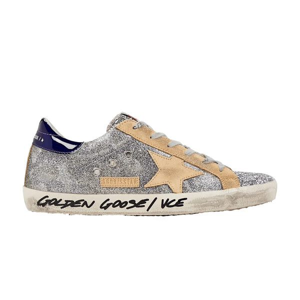 Golden Goose Golden Goose Wmns Superstar 'camo Glitter - Silver'