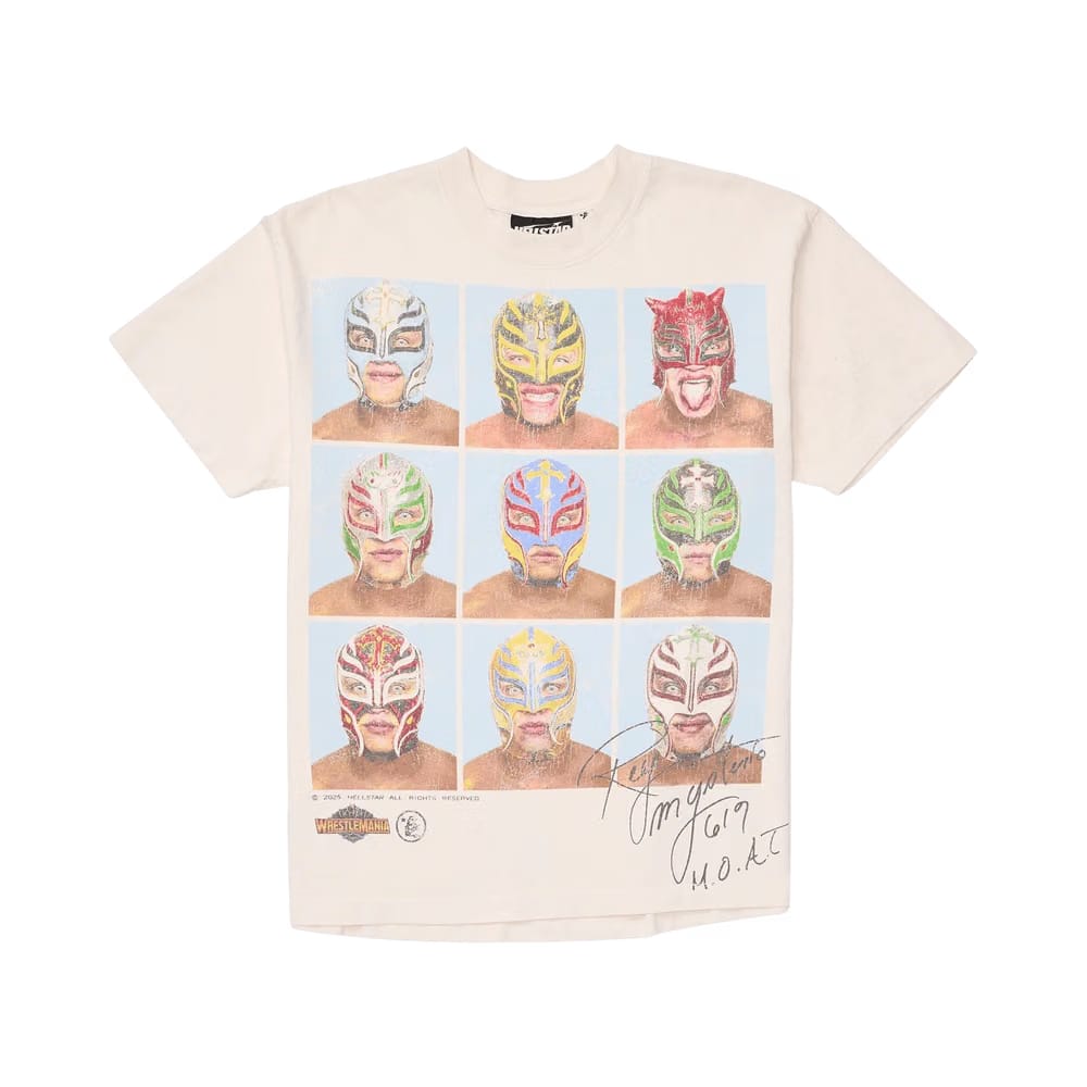 Hellstar Hellstar X Wwe Rey Mysterio T-Shirt White