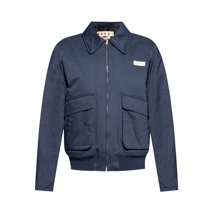 Marni Marni Gabardine Workwear Jacket Ink