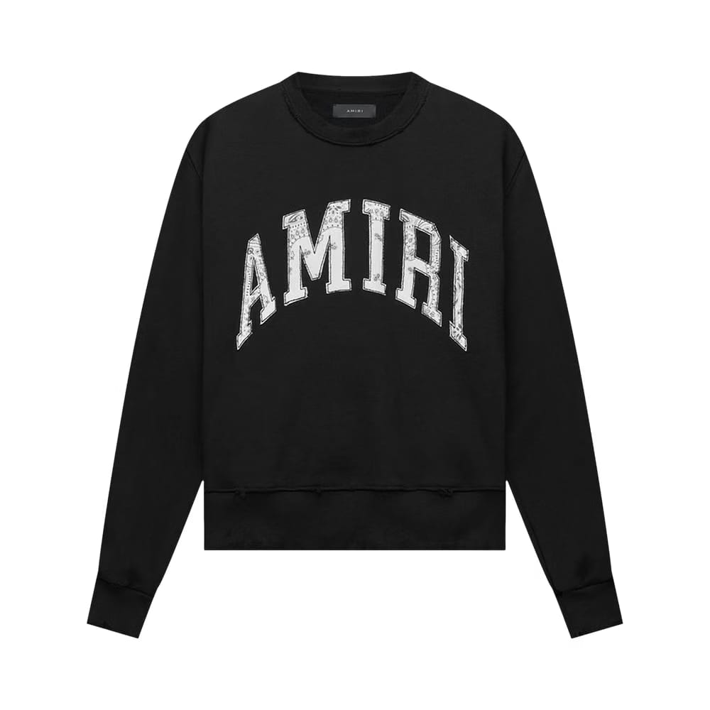 Amiri Amiri Varsity Crew Black