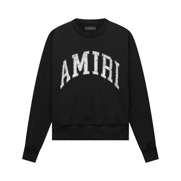 Amiri Amiri Varsity Crew Black