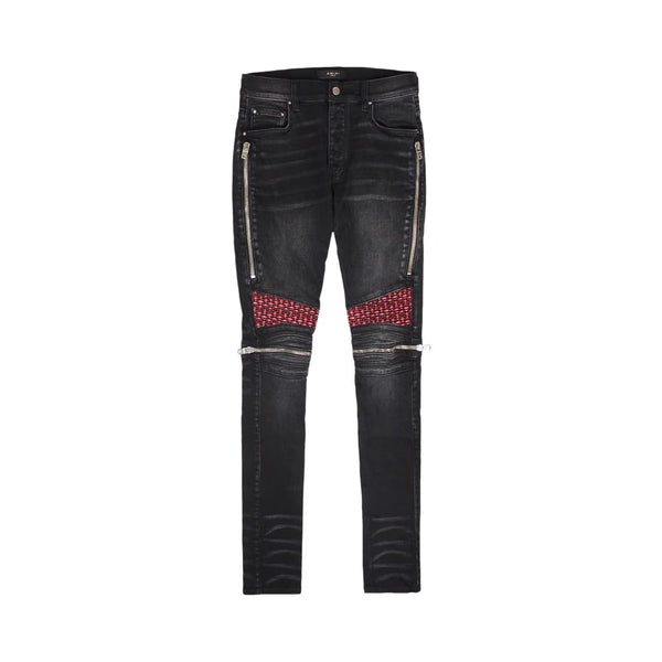 Amiri Amiri Velvet Pj Mx2 Jean Aged Black