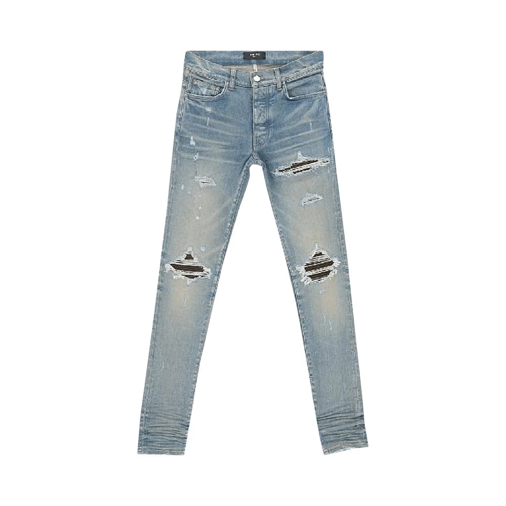 Amiri Amiri Mx1 Leather Jean Indigo