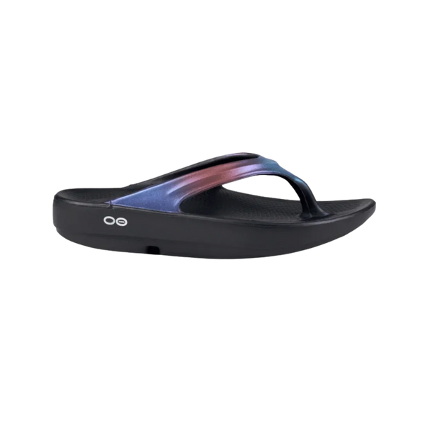 Oofos OOlala Luxe Sandal - Midnight Spectre
