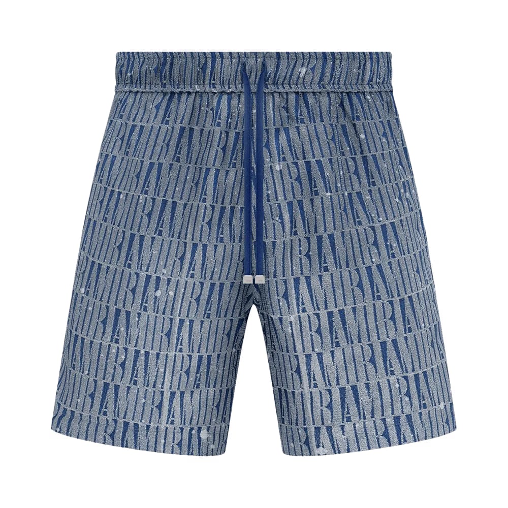 Amiri Amiri Gradient Drawstring Shorts Blue