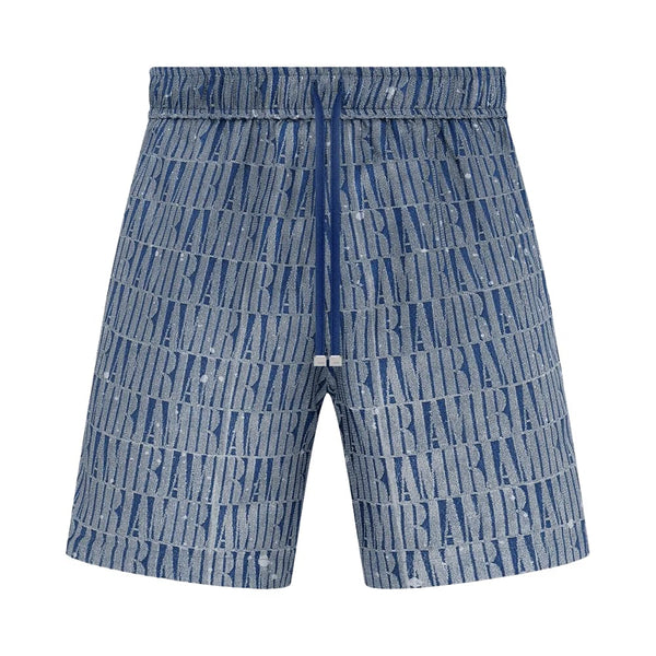 Amiri Amiri Gradient Drawstring Shorts Blue