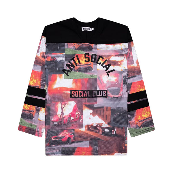 Anti Social Social Club Anti Social Social Club Burnout Hockey Jersey Multicolor