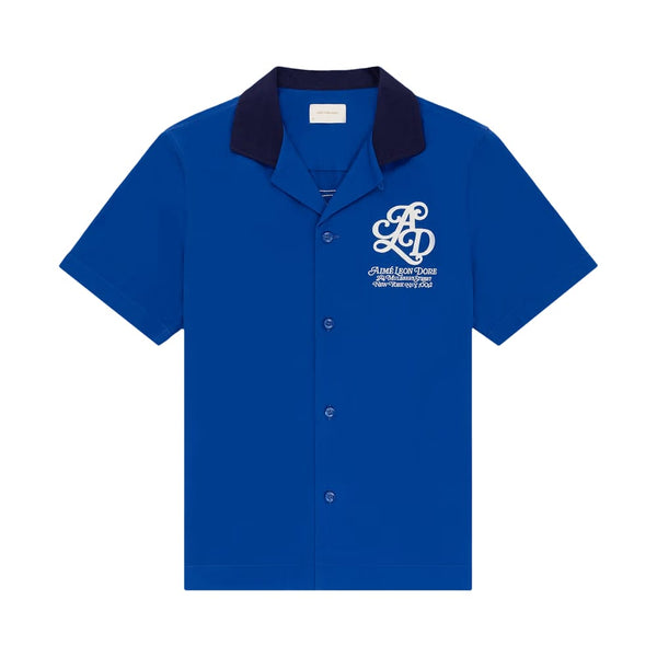 Aimé Leon Dore Aimé Leon Dore Monogram Bowling Shirt Classic Blue