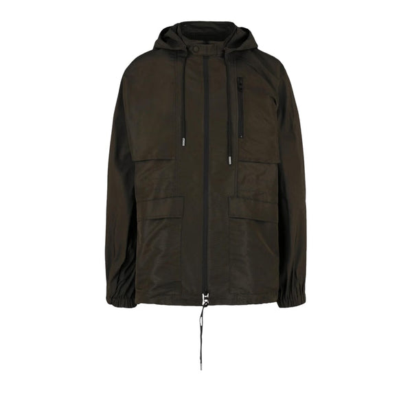 Alexander Mcqueen Alexander Mcqueen Kimono Sleeve Windbreaker Military Green