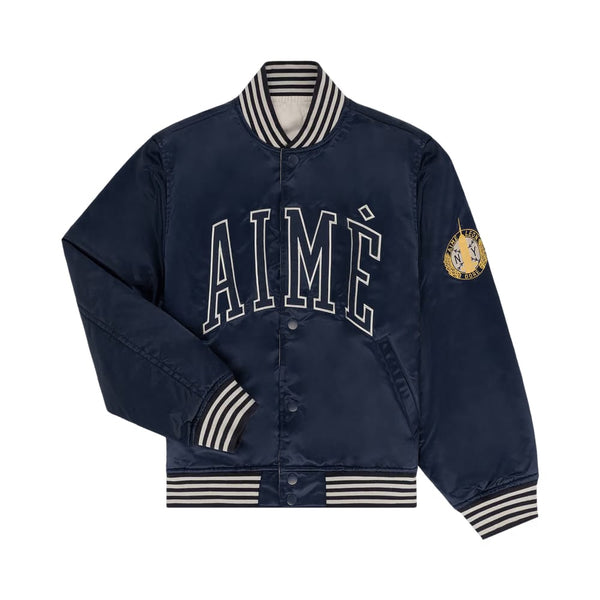 Aimé Leon Dore Aimé Leon Dore Reversible Varsity Jacket Navy