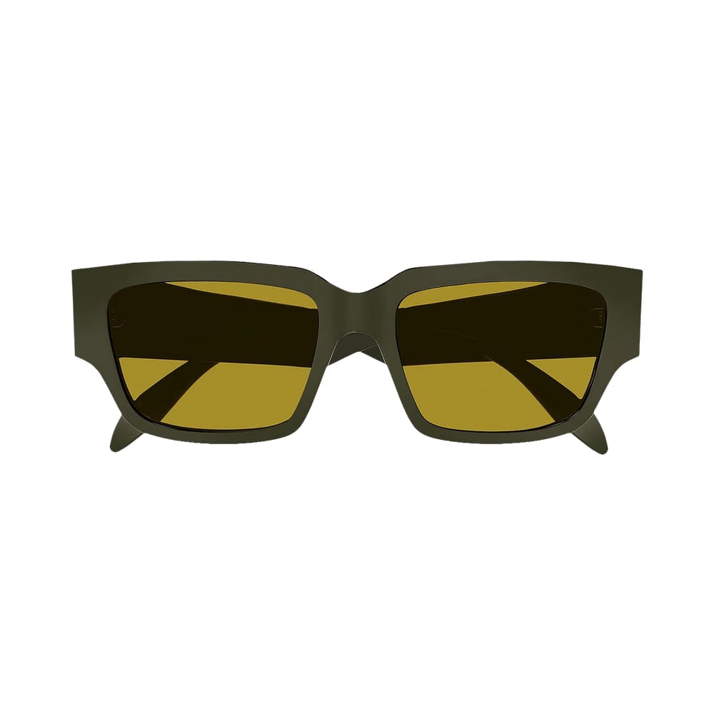 Alexander Mcqueen Alexander Mcqueen Square Sunglasses Green/Yellow