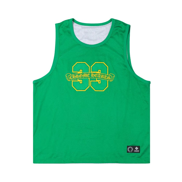Chrome Hearts Chrome Hearts Mesh Reversible Basketball Jersey Green/White
