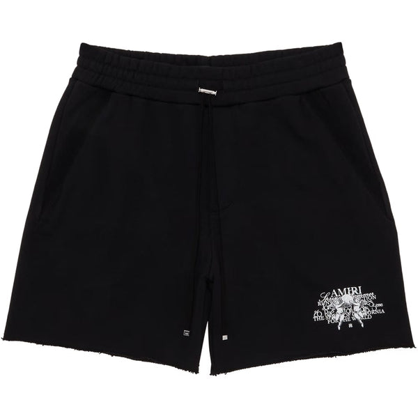 Amiri Amiri Cherub Text Sweatshort Black