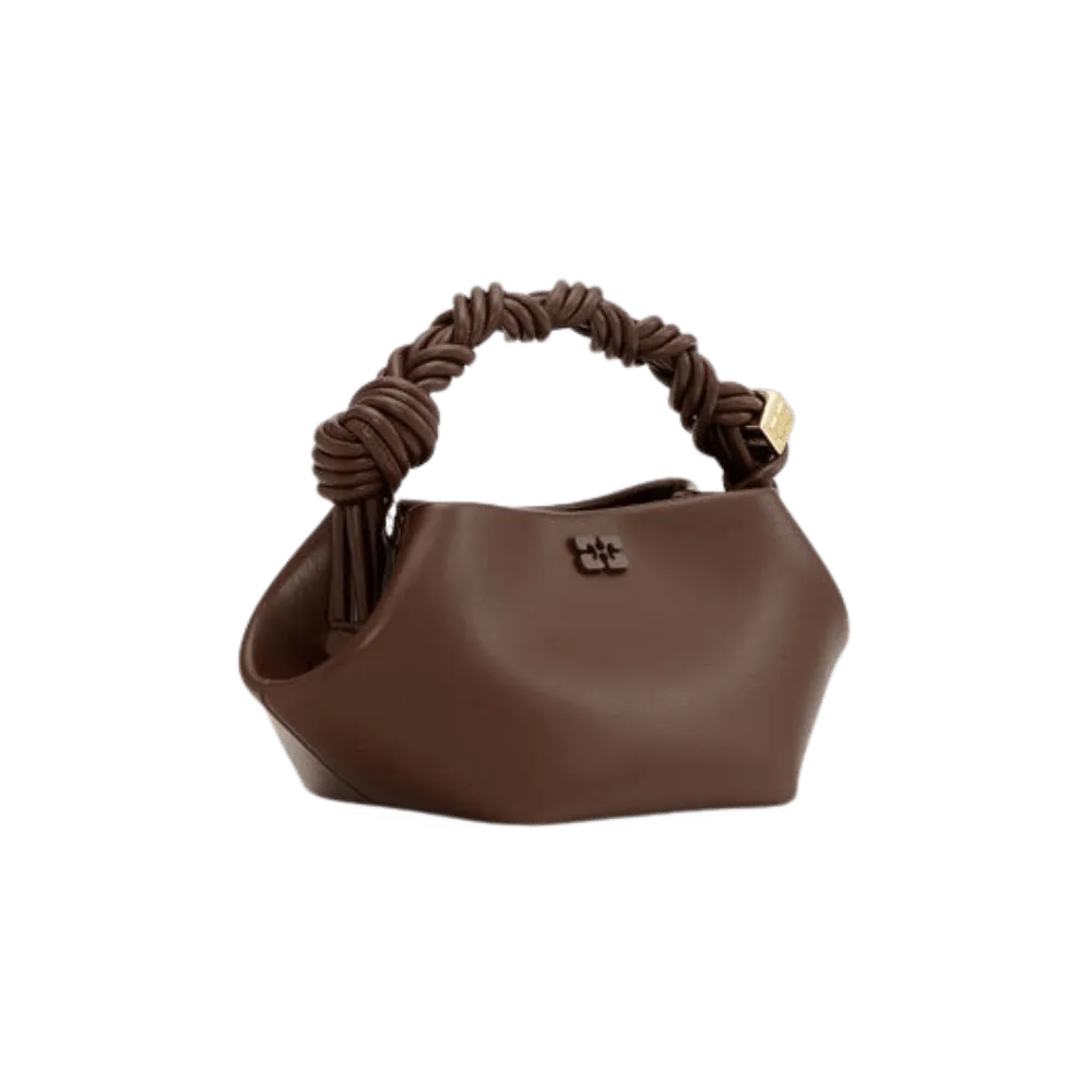 Ganni Brown Mini Bou Bag
