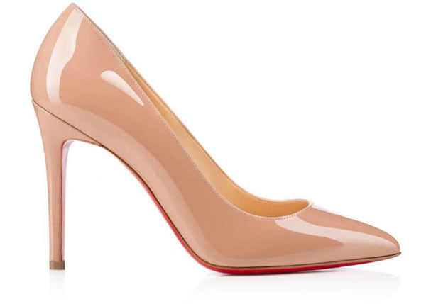 Christian Louboutin Christian Louboutin Pigalle 100mm Pump Nude Patent Leather