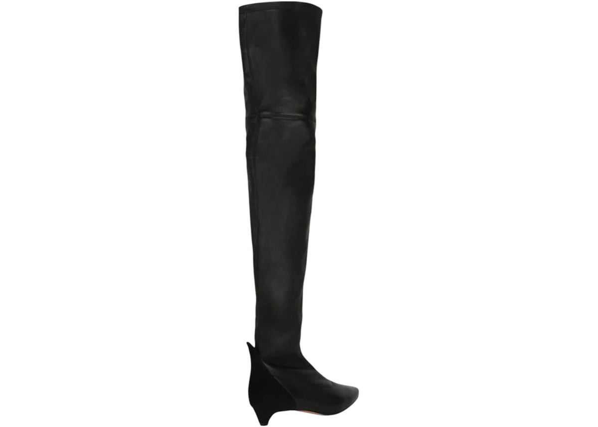 Givenchy Givenchy Over-The-Knee Kitten Heel Boots Black (Women's)