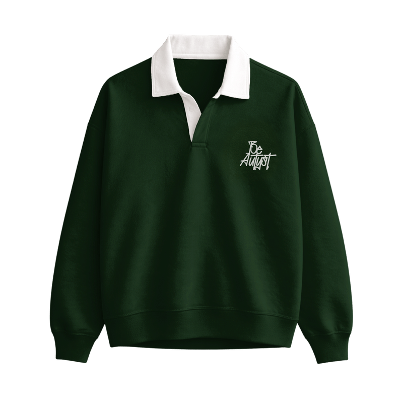 Be Autyst Be Autyst Green Polo Sweatshirt