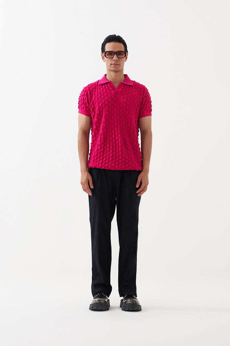 Natty Garb Natty Garb Spikey Polo (Natty Pink)