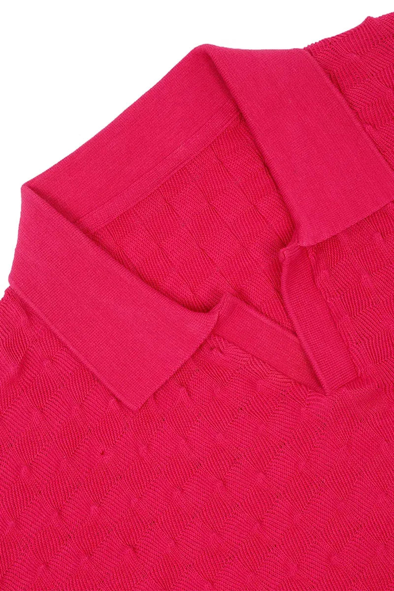 Natty Garb Natty Garb Spikey Polo (Natty Pink)