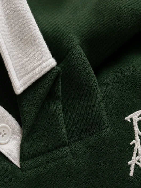 Be Autyst Be Autyst Green Polo Sweatshirt