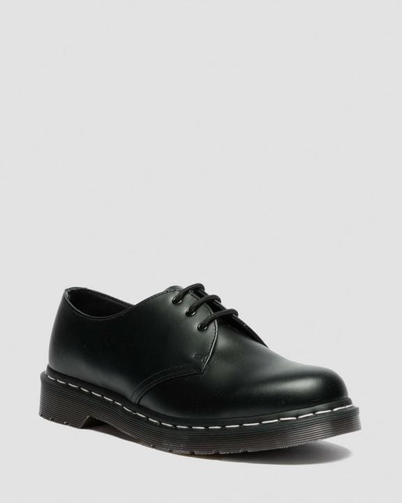 Dr. Martens Dr. Martens Dr Martens 1461 White Stitch - Black