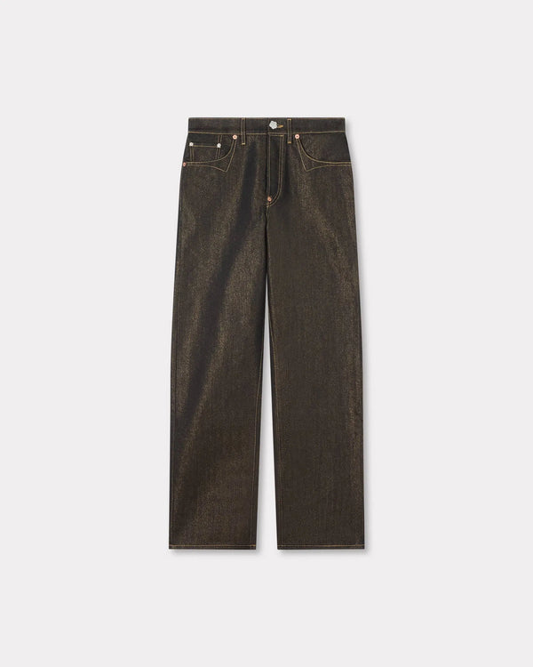 Kenzo Kenzo Lowwaist Boyfriend Jeans In Lurex Japanese Denim Black Women's