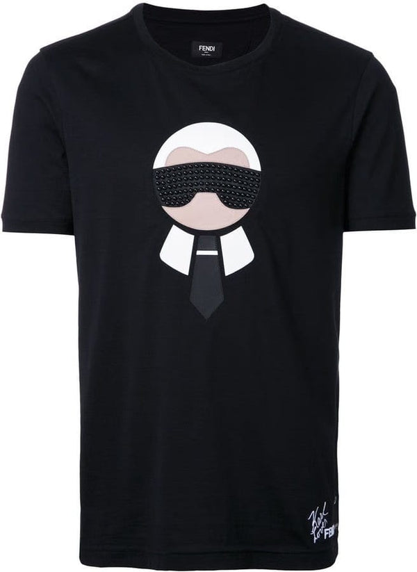 Fendi Fendi New Karlito Black T-Shirt
