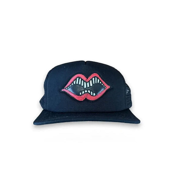 Chrome Hearts Chrome Hearts Chomper Big Lips Black Cap