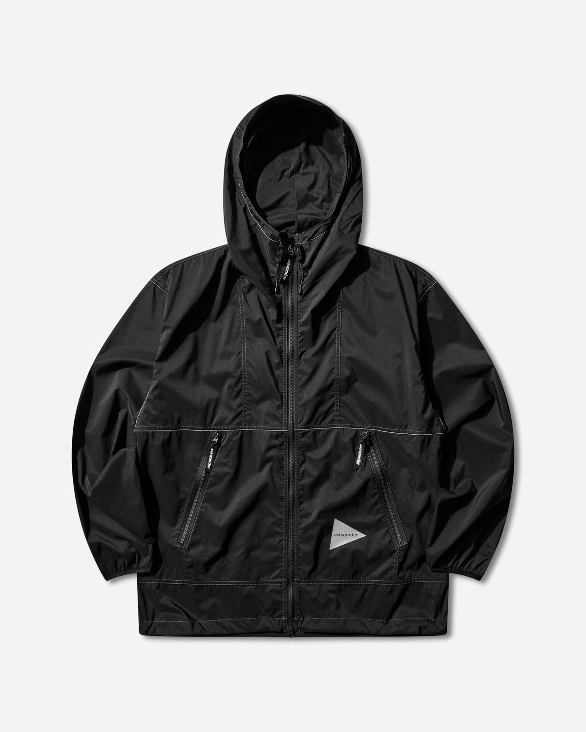 And Wander And Wander Men's Pertex Wind Jacket Black