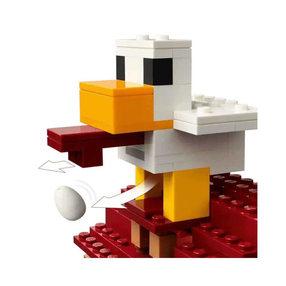 Lego Minecraft The Ghast Balloon Village Attack