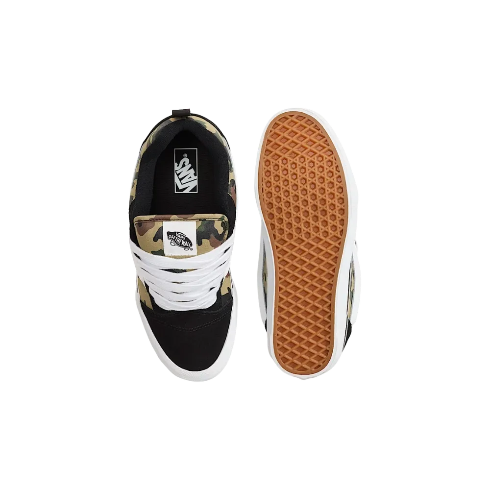 Vans Knu Skool Shoe Black And Green
