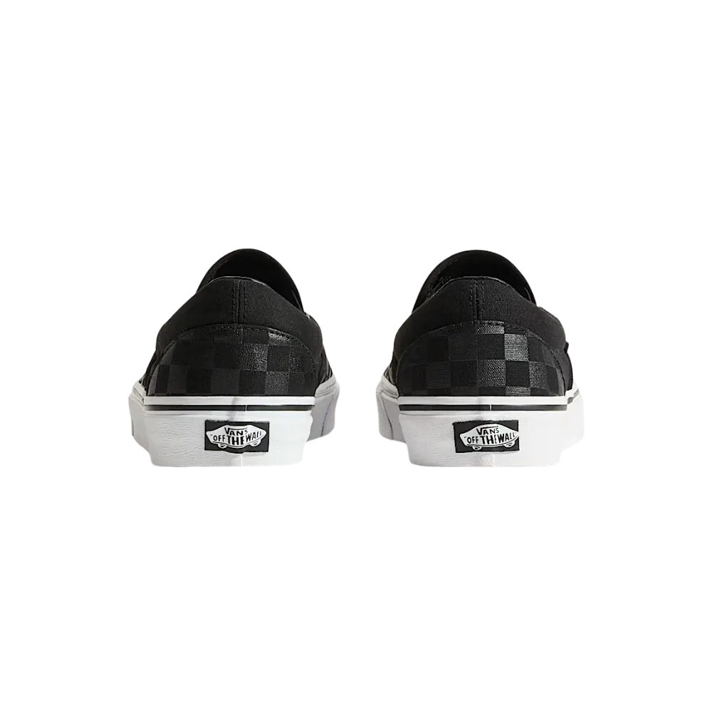 Vans Classic Slip-On Checkerboard Shoe Black