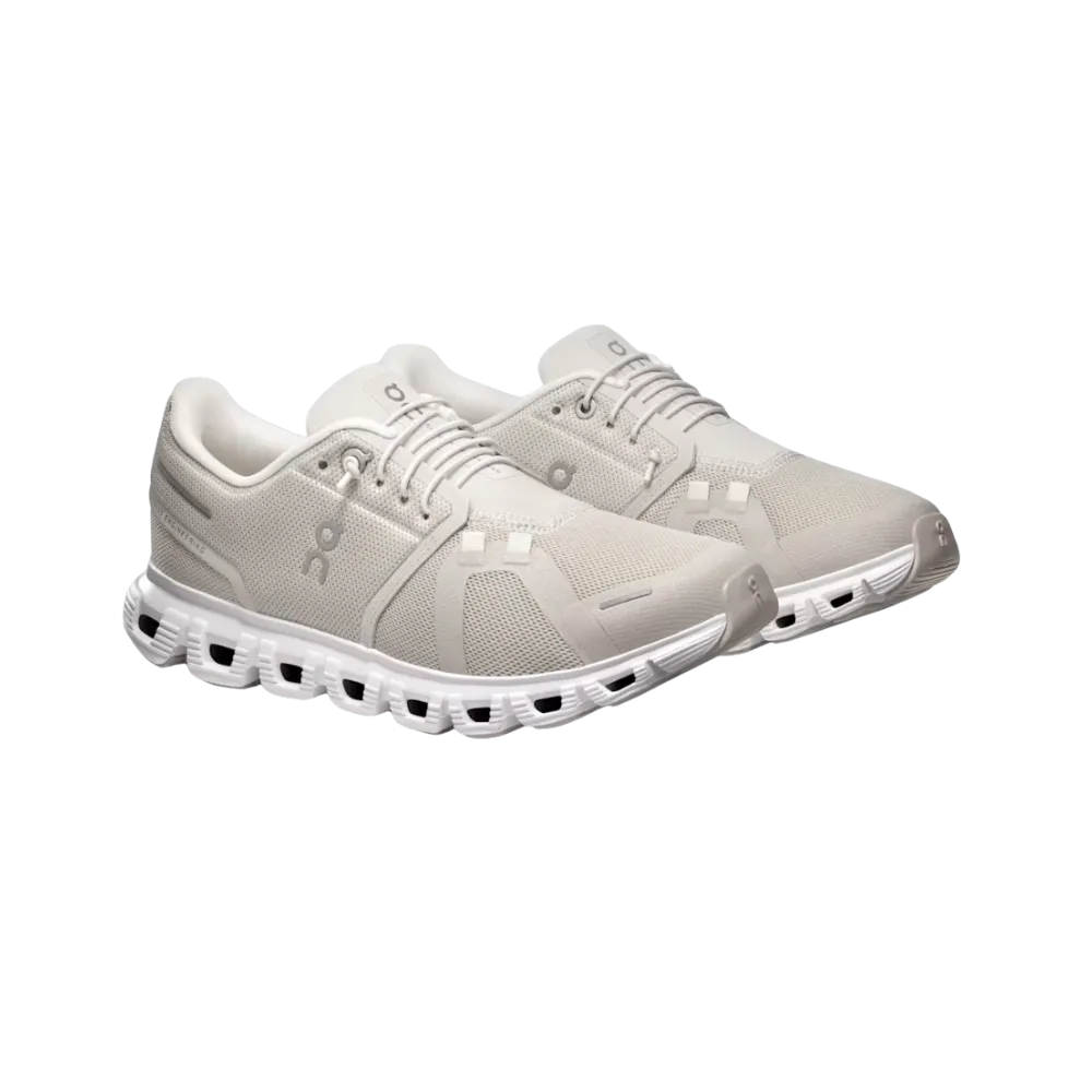 On Running Cloud 6 Pearl White