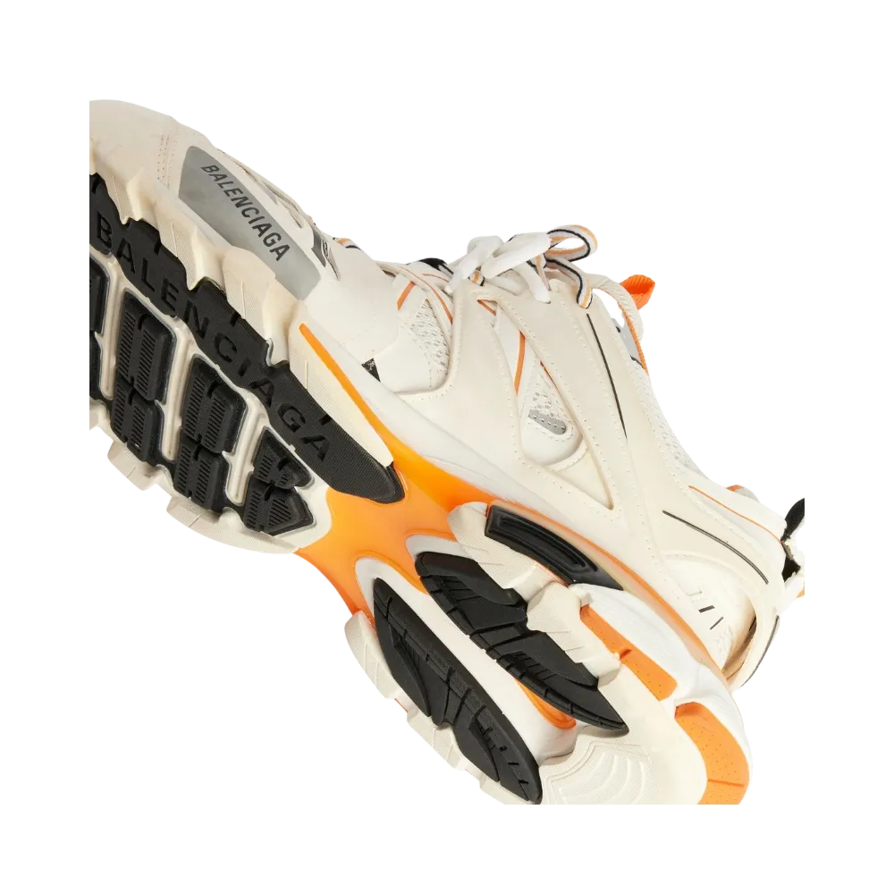 Balenciaga Track Sneaker In 'White Orange'