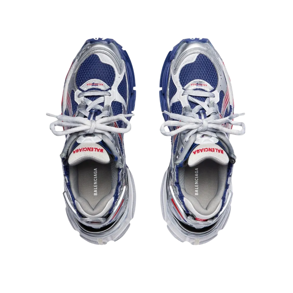 Balenciaga Runner Gradient Sneaker In Navy