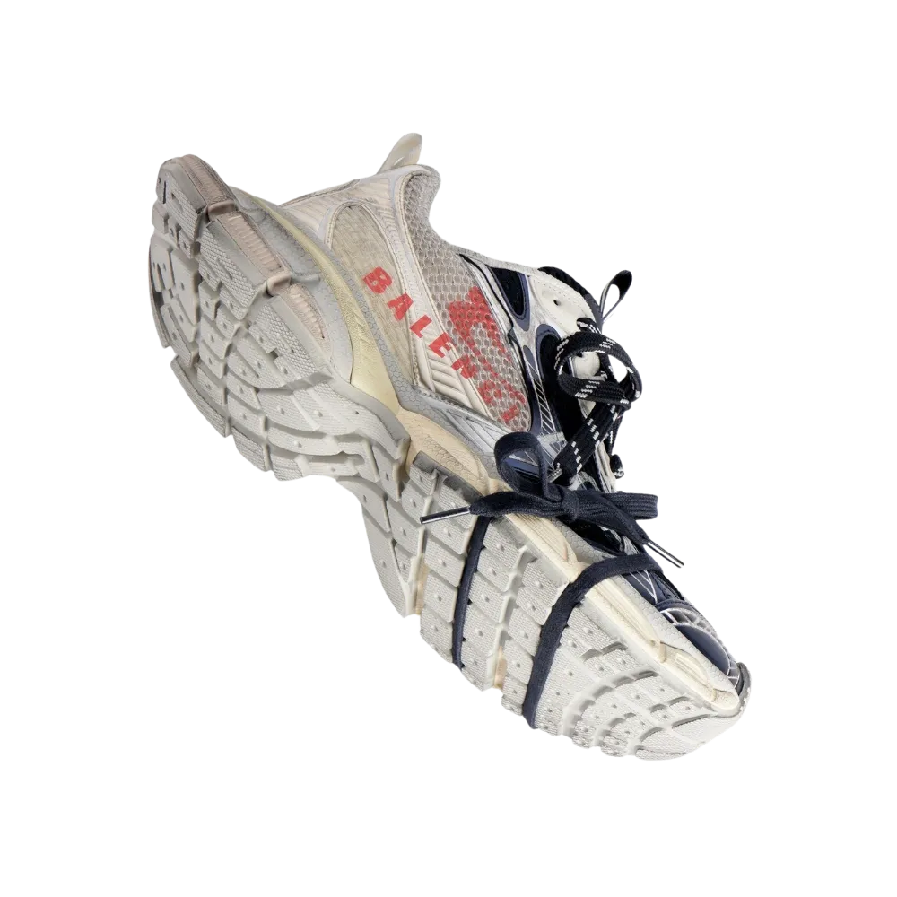 Balenciaga 3XL Split Logo Sneaker In Eggshell