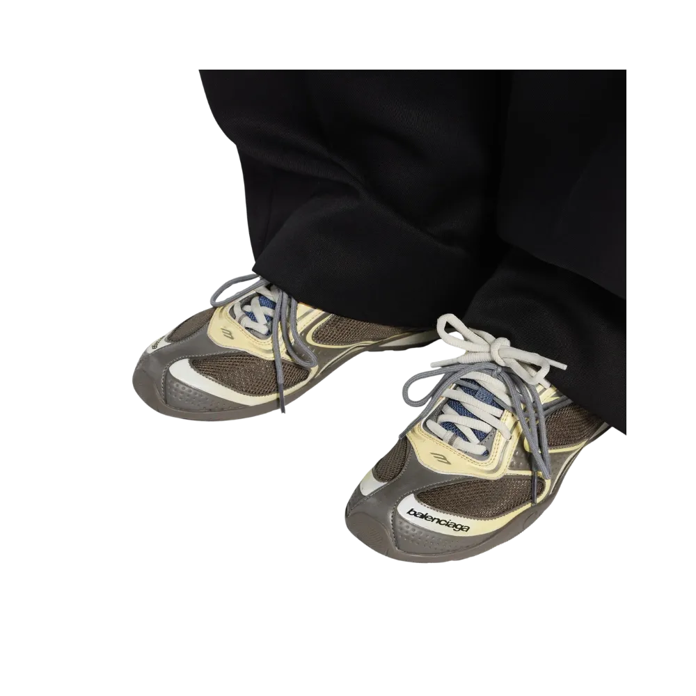 Balenciaga Radar Gradient Lines Sneaker In Brown