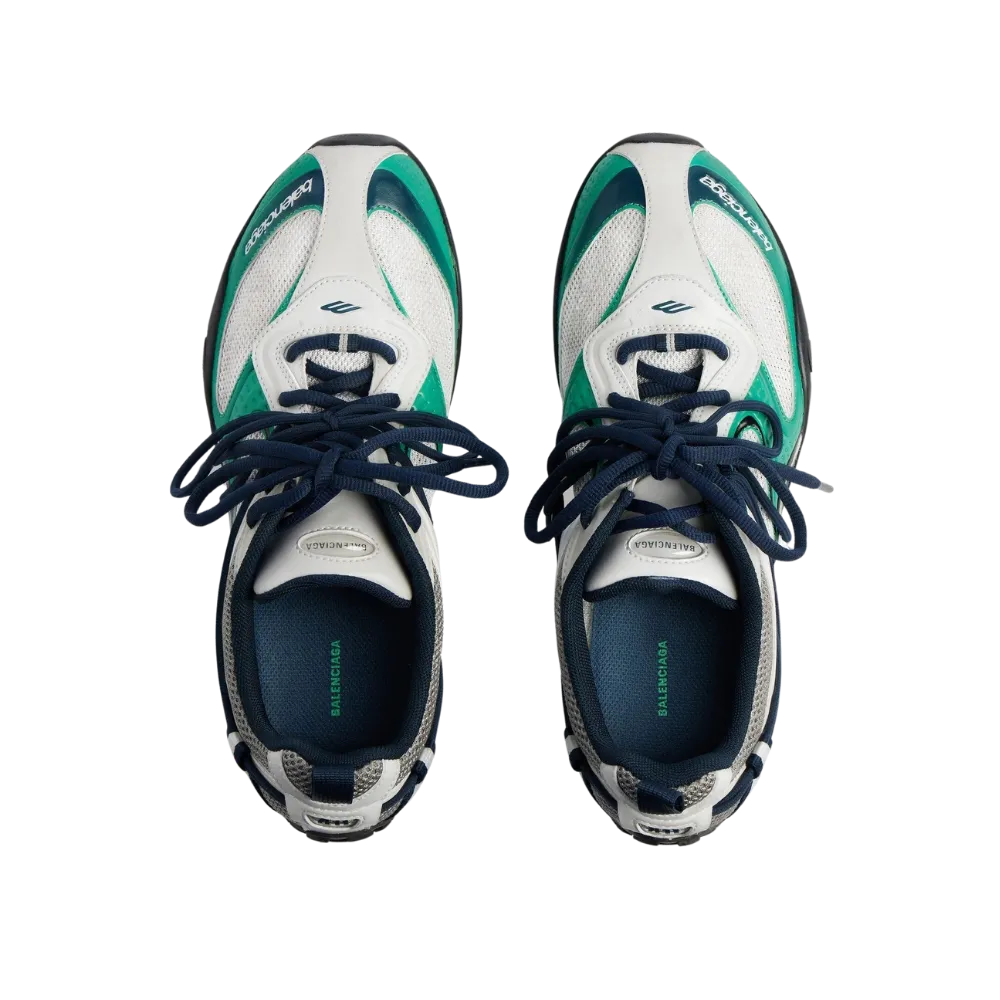 Balenciaga Radar Gradient Lines Sneaker In Green