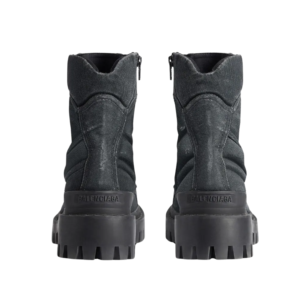 Balenciaga Combat Strike Boot In Black