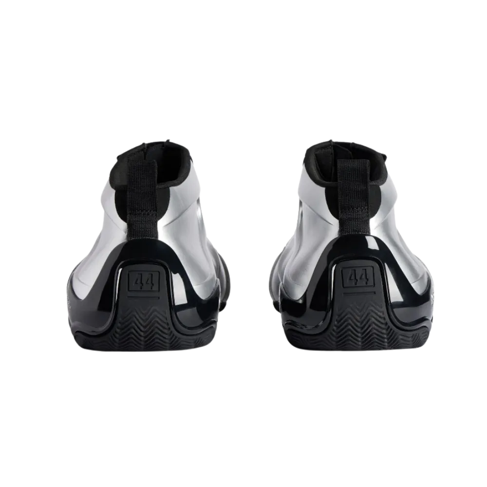 Balenciaga Basketball Sneaker In Silver