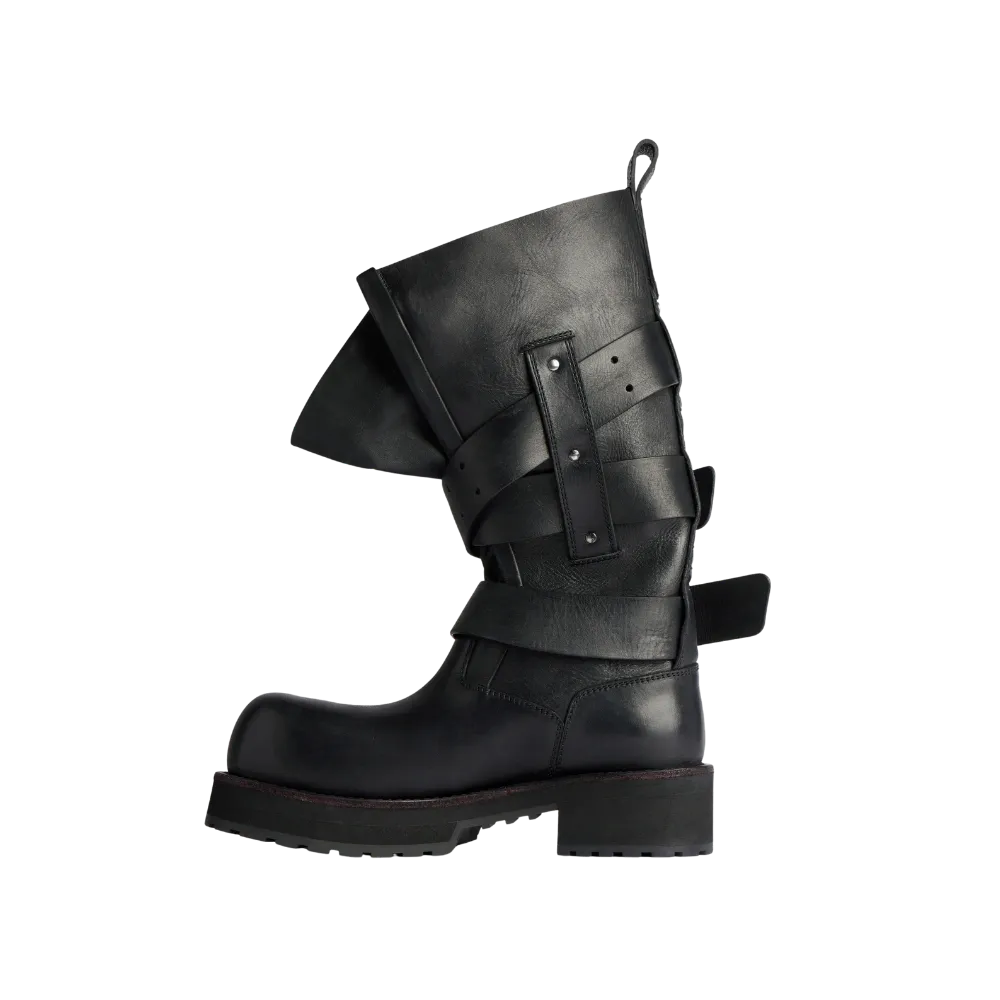 Balenciaga Venom High Boot In Black