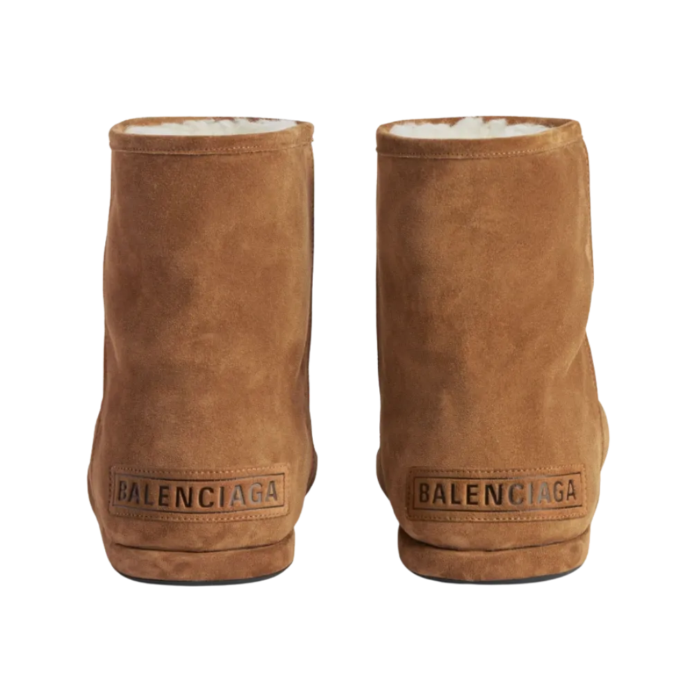 Balenciaga Alaska Soft Bootie In Brown