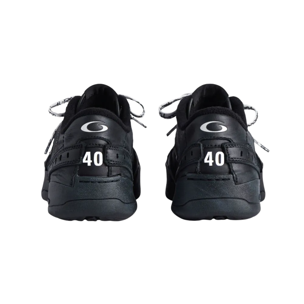 Balenciaga Hamptons Platform Sneaker In Black