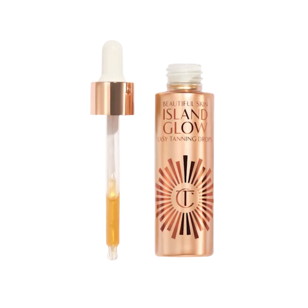 Charlotte Tilbury Beautiful Skin Island Glow Easy Tanning Drops Fair To Medium