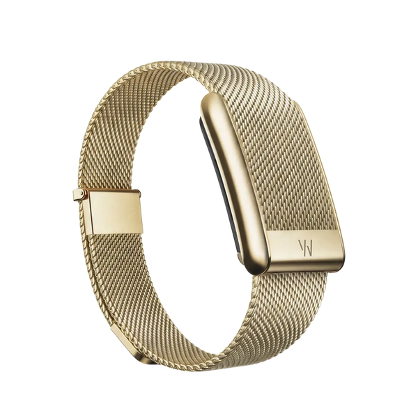 Whoop 5.0 Peak / MG Life Meridian Band Gold (12 Month Subscription Included)