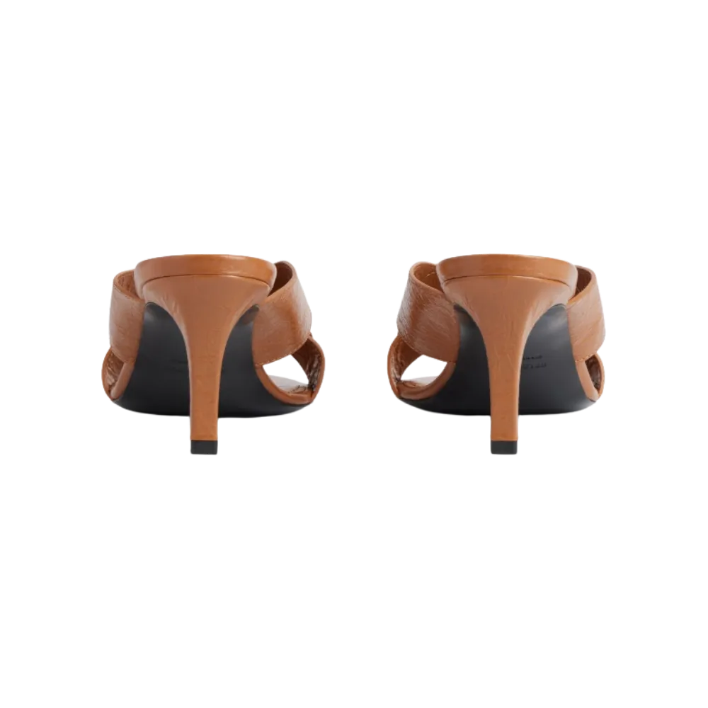 Balenciaga City Sandal In Camel