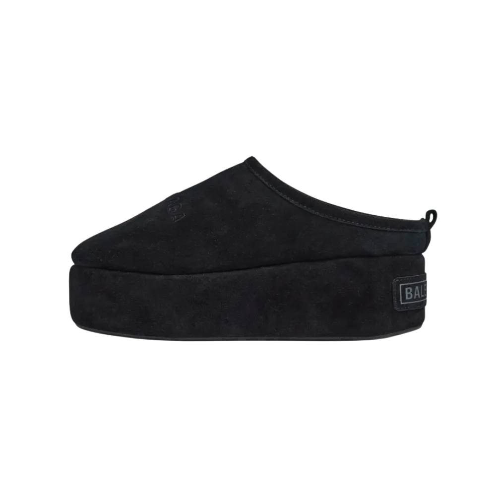 Balenciaga Alaska Soft Platform Mule In Black