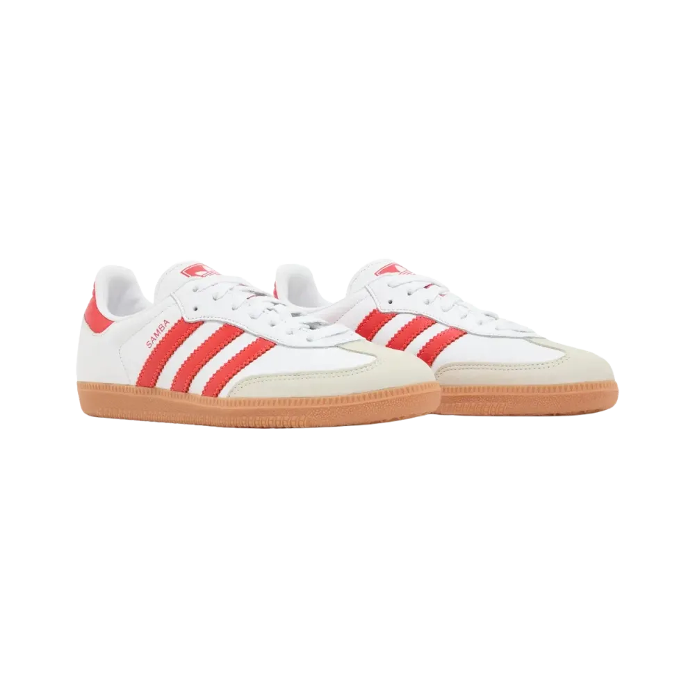 Adidas Samba OG 'White Solar Red Gum'